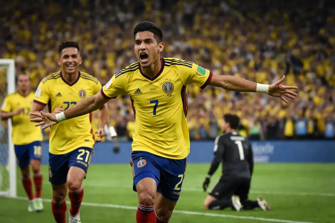 Colombia Tops Uzbekistan