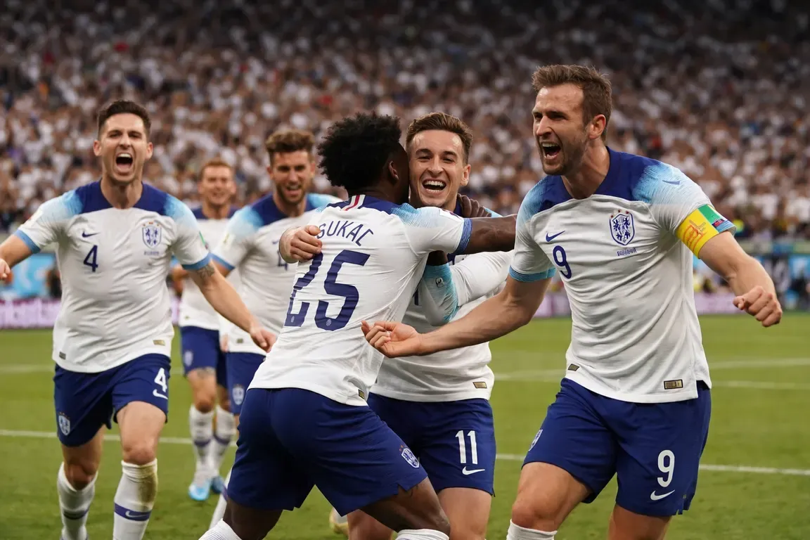 England Beats Croatia 4-2