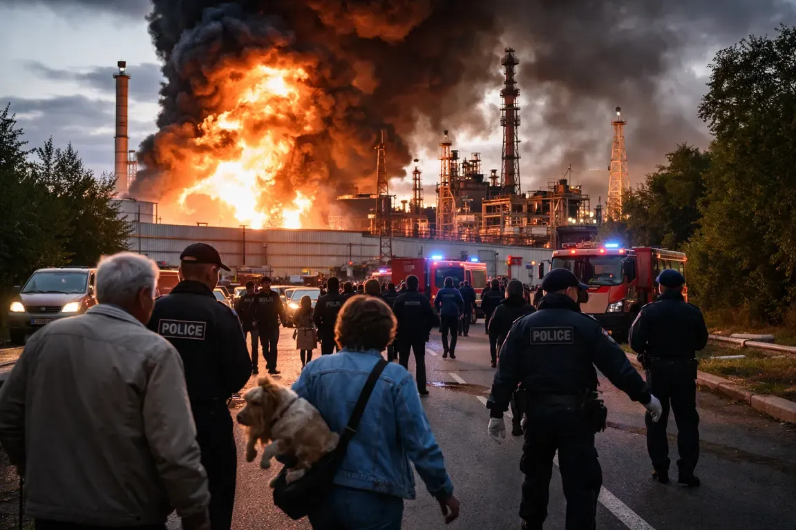 Moscow Oil Refinery Hit
